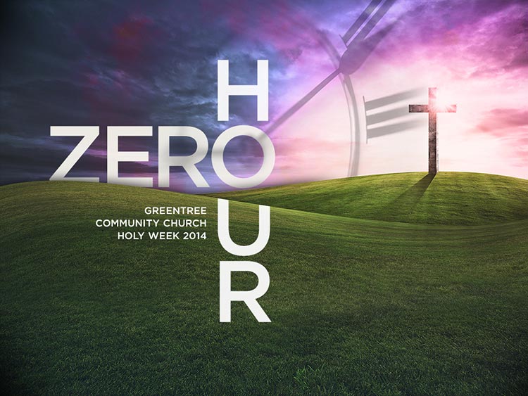 Zero Hour sermon series graphic