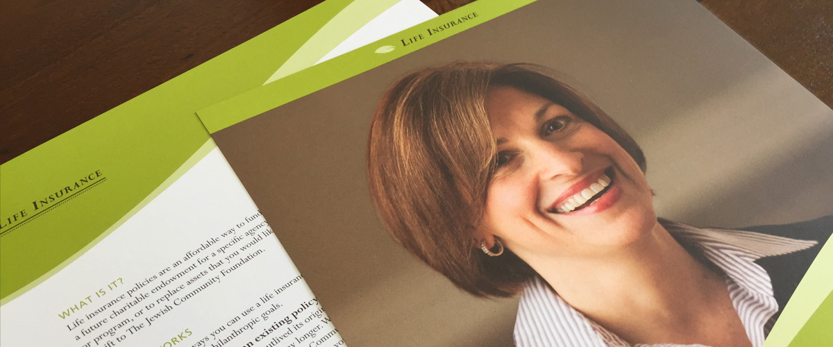 detail from Jewish Community Foundation fundraising materials