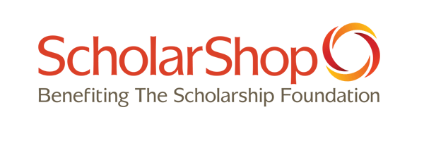 The ScholarShop logo benefiting The Scholarship Foundation