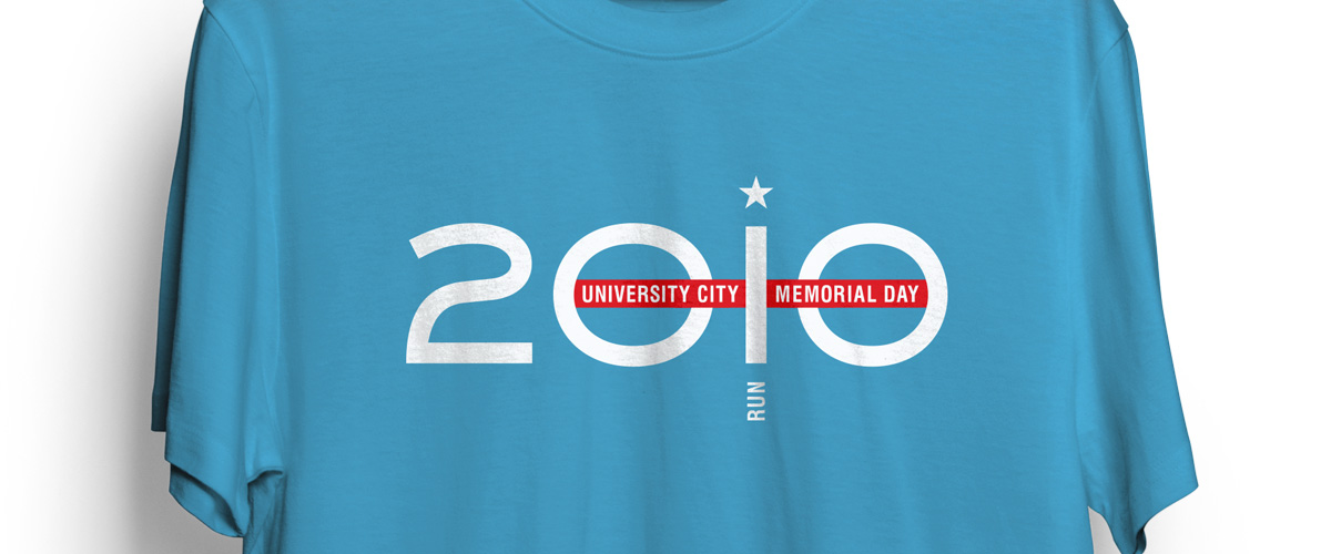 University City Memorial Day Run 2010 t-shirt