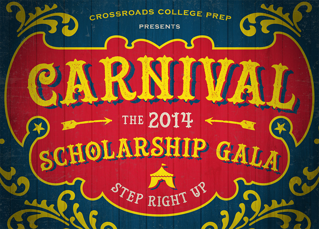 2014 gala invitation "carnival"