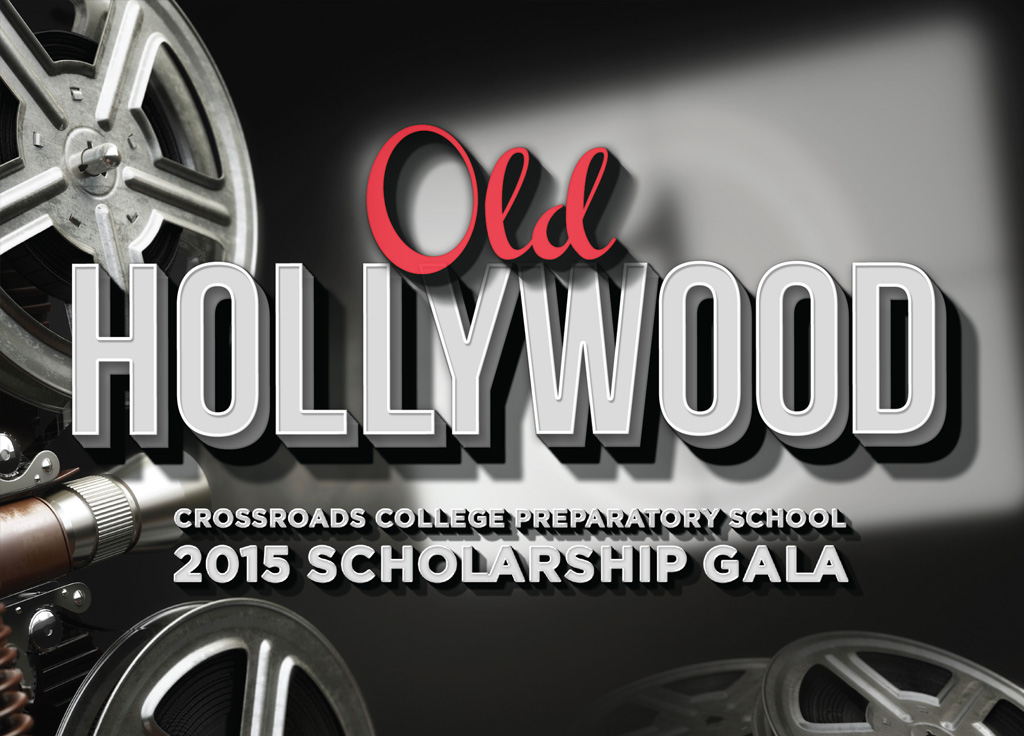2015 gala invitation "old hollywood"