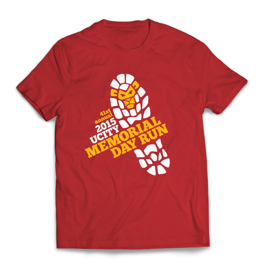 University City Memorial Day Run 2015 t-shirt