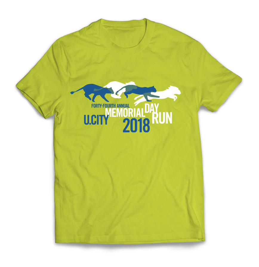 University City Memorial Day Run 2018 t-shirt