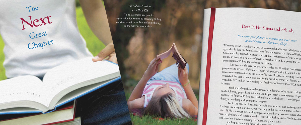 detail of pi beta phi foundation annual report
