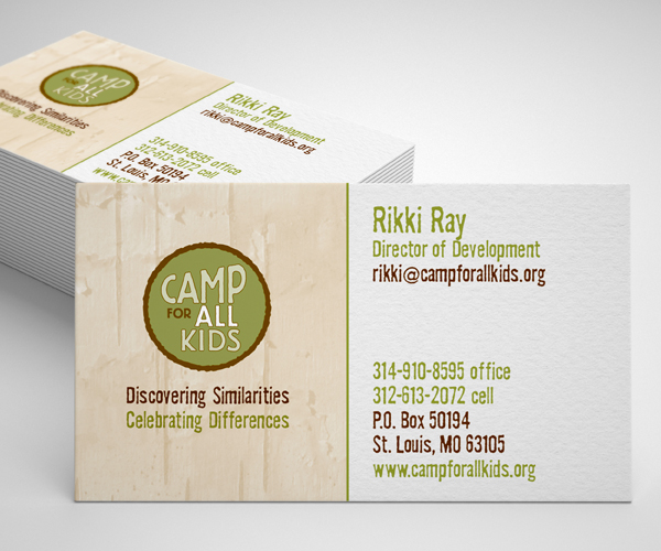 Camp for All Kids business cards