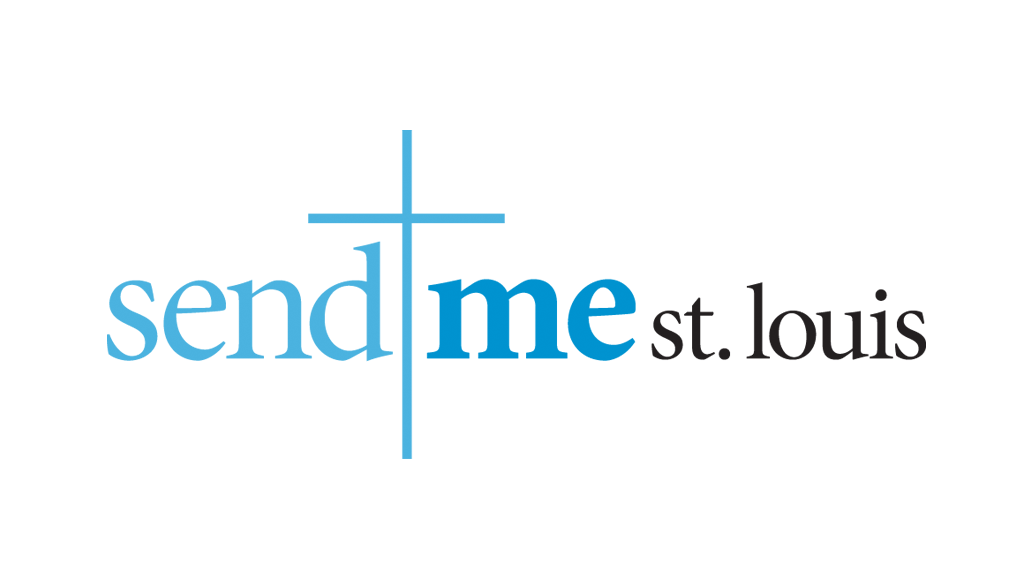 Send Me St. Louis logo with cross