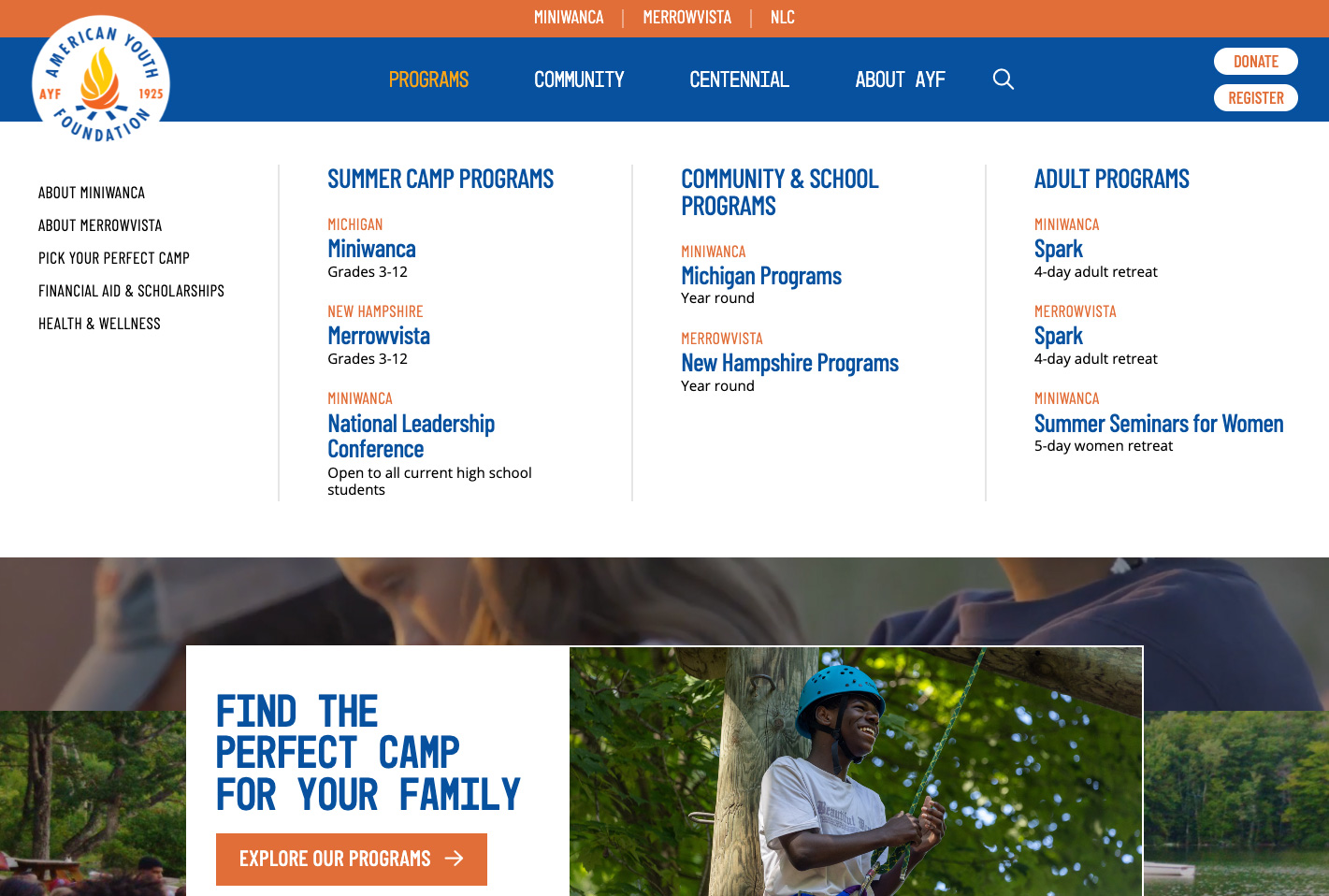 pi beta phi foundation website mobile view