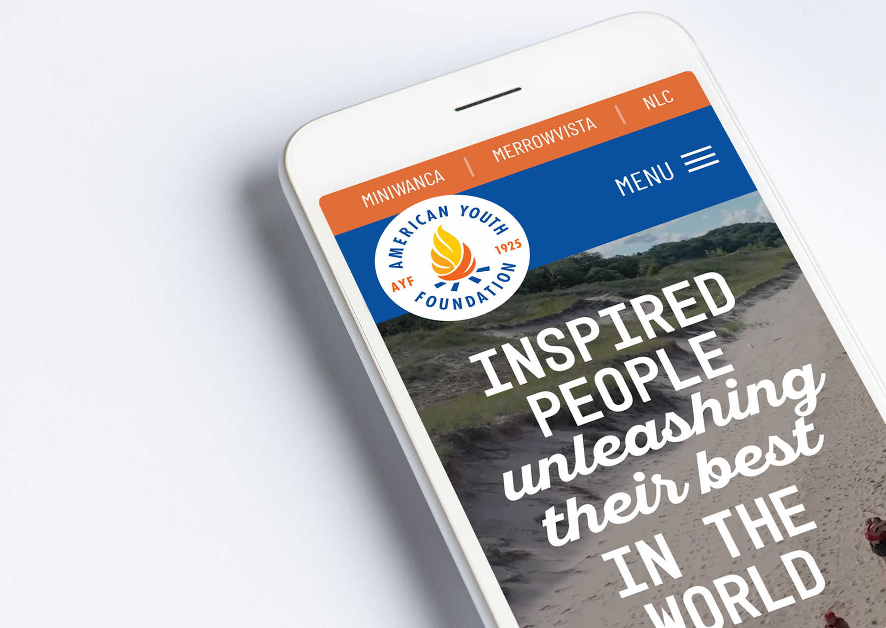 pi beta phi foundation website mobile view