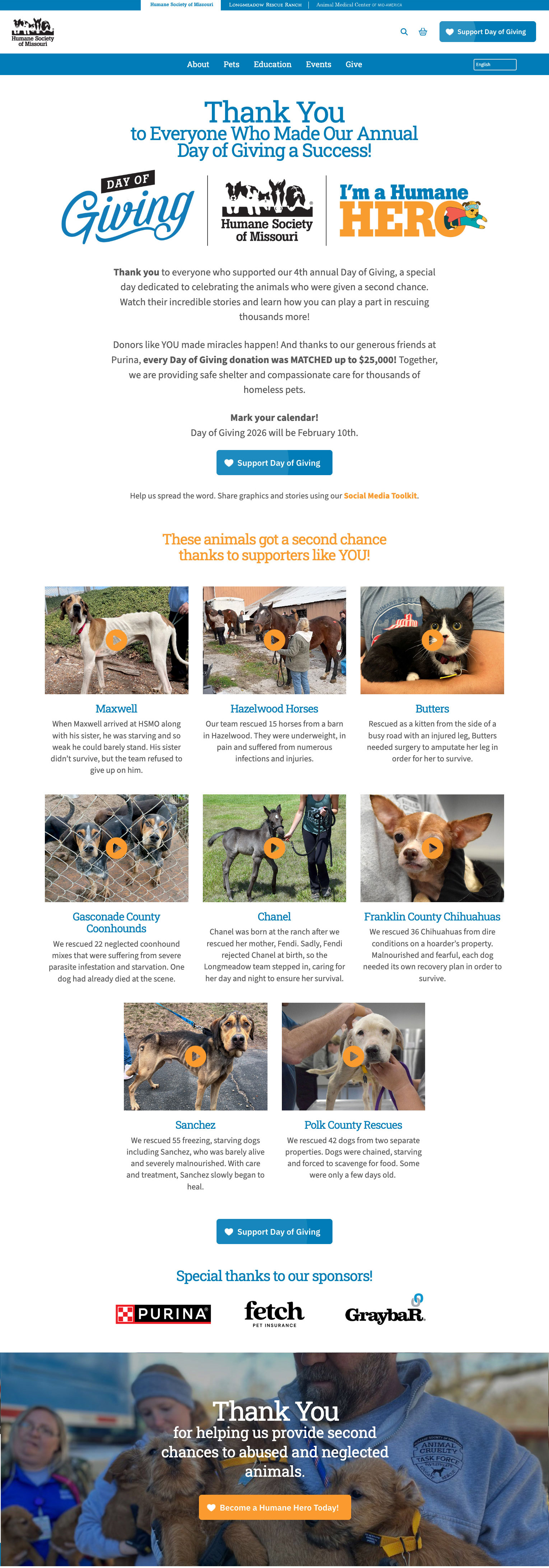 night time photo of Best Buddy Pet Center building signage